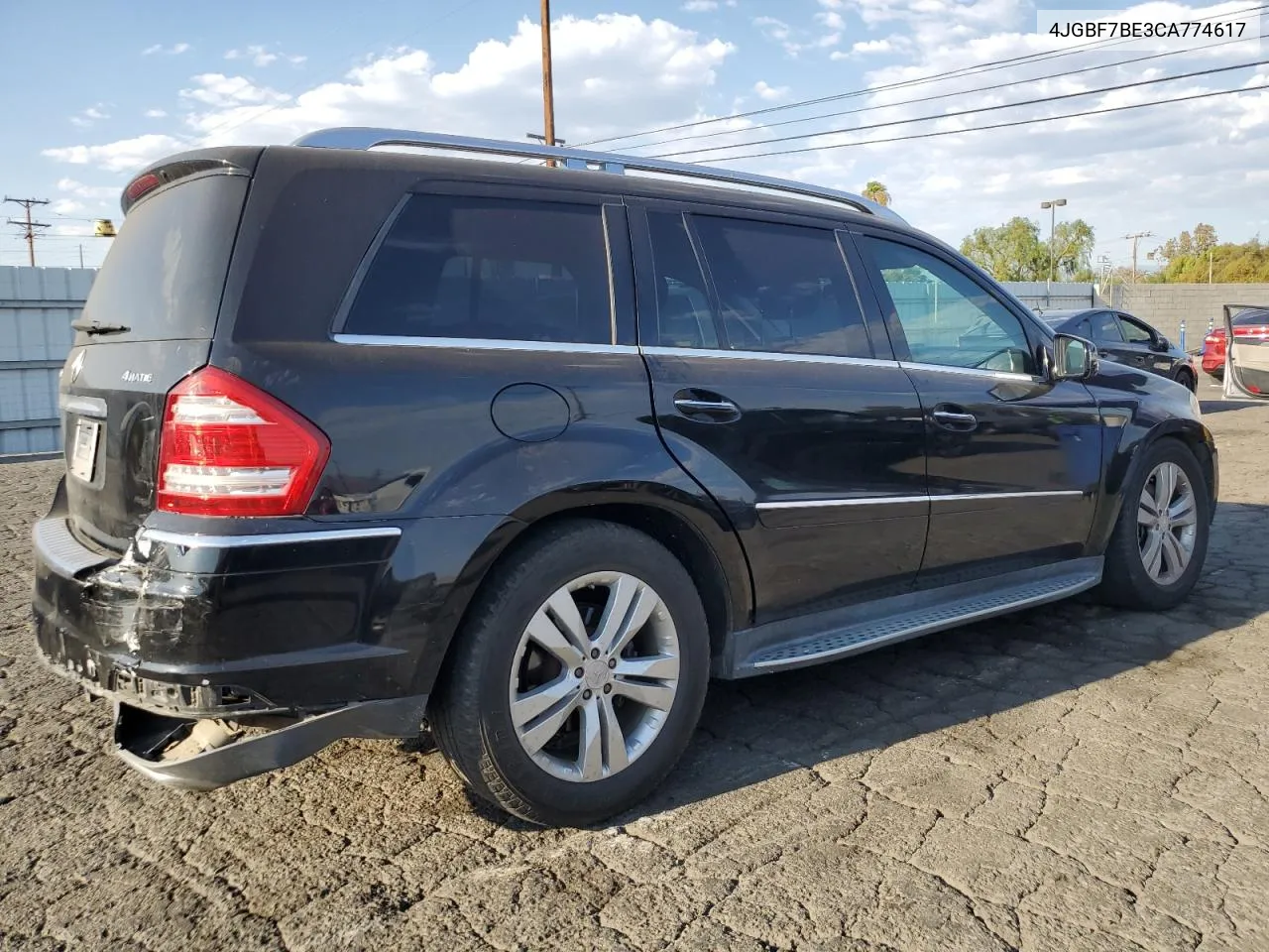 2012 Mercedes-Benz Gl 450 4Matic VIN: 4JGBF7BE3CA774617 Lot: 70339004