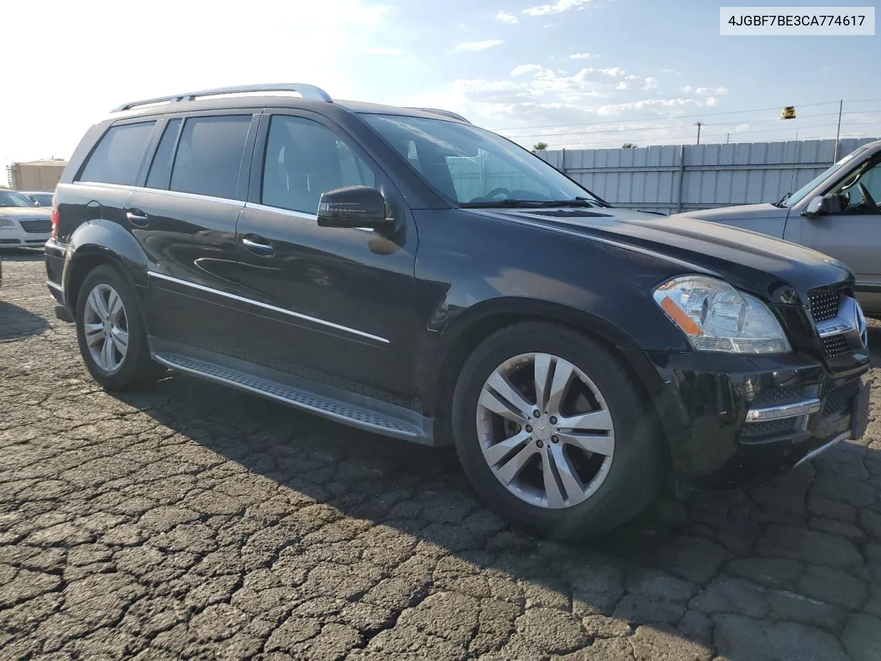 2012 Mercedes-Benz Gl 450 4Matic VIN: 4JGBF7BE3CA774617 Lot: 70339004