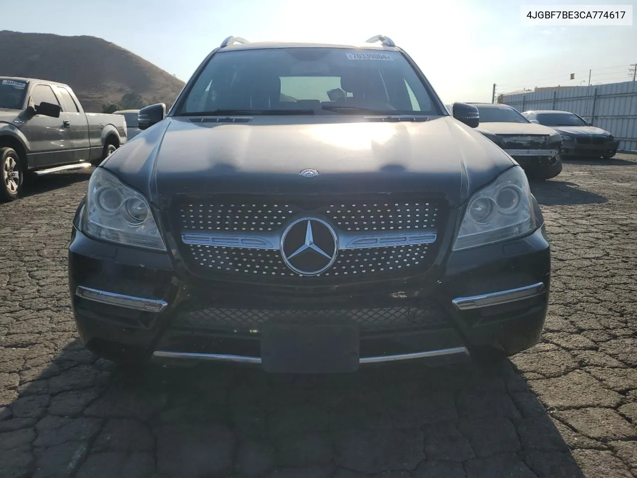 2012 Mercedes-Benz Gl 450 4Matic VIN: 4JGBF7BE3CA774617 Lot: 70339004