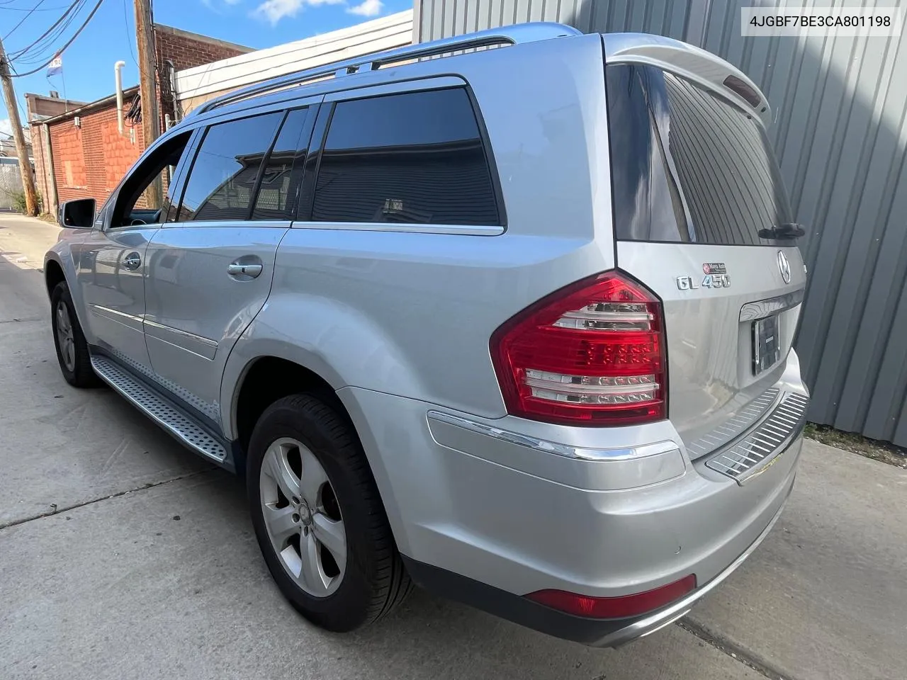 2012 Mercedes-Benz Gl 450 4Matic VIN: 4JGBF7BE3CA801198 Lot: 71165304