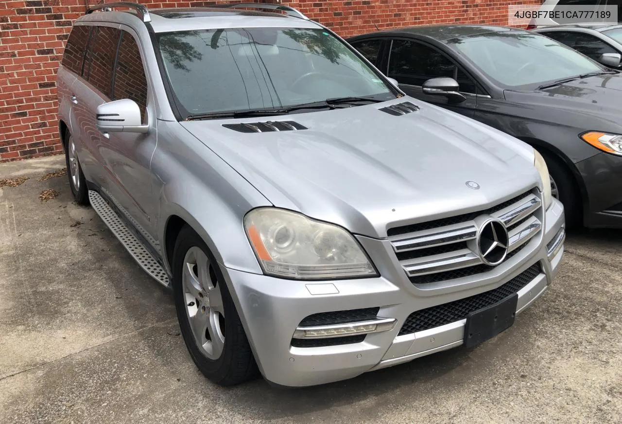 2012 Mercedes-Benz Gl 450 4Matic VIN: 4JGBF7BE1CA777189 Lot: 71591374