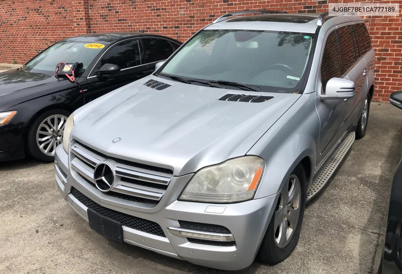 2012 Mercedes-Benz Gl 450 4Matic VIN: 4JGBF7BE1CA777189 Lot: 71591374