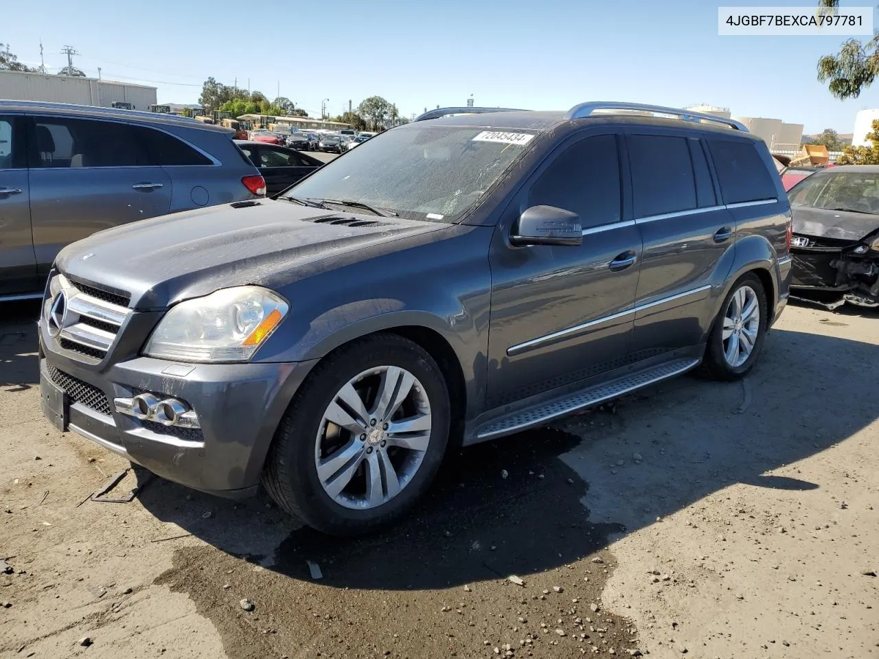 2012 Mercedes-Benz Gl 450 4Matic VIN: 4JGBF7BEXCA797781 Lot: 72045434