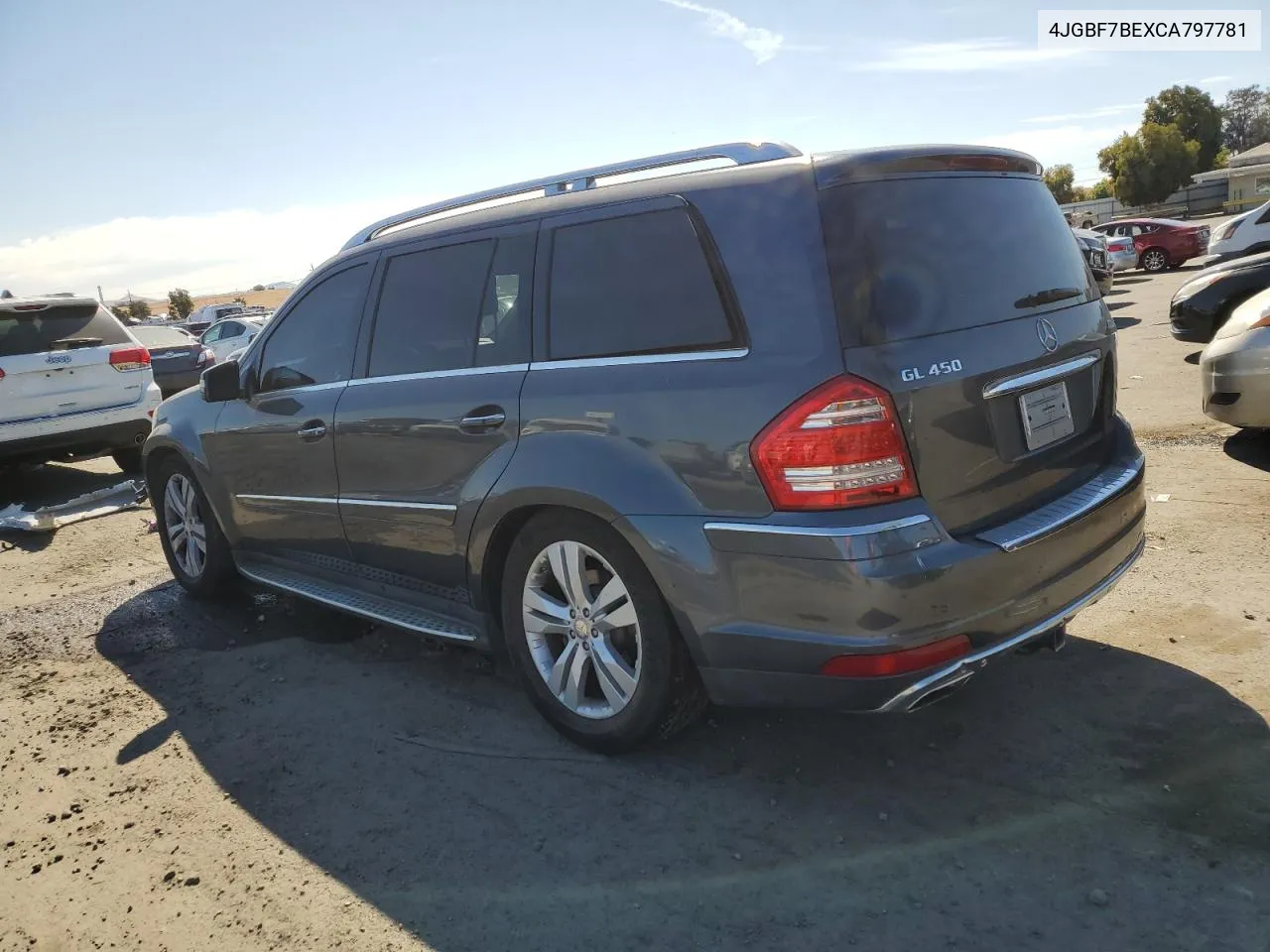 2012 Mercedes-Benz Gl 450 4Matic VIN: 4JGBF7BEXCA797781 Lot: 72045434