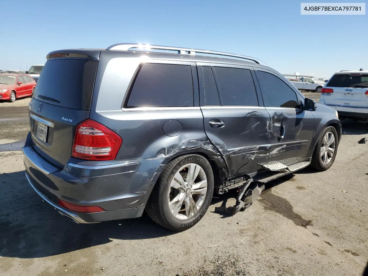 2012 Mercedes-Benz Gl 450 4Matic VIN: 4JGBF7BEXCA797781 Lot: 72045434