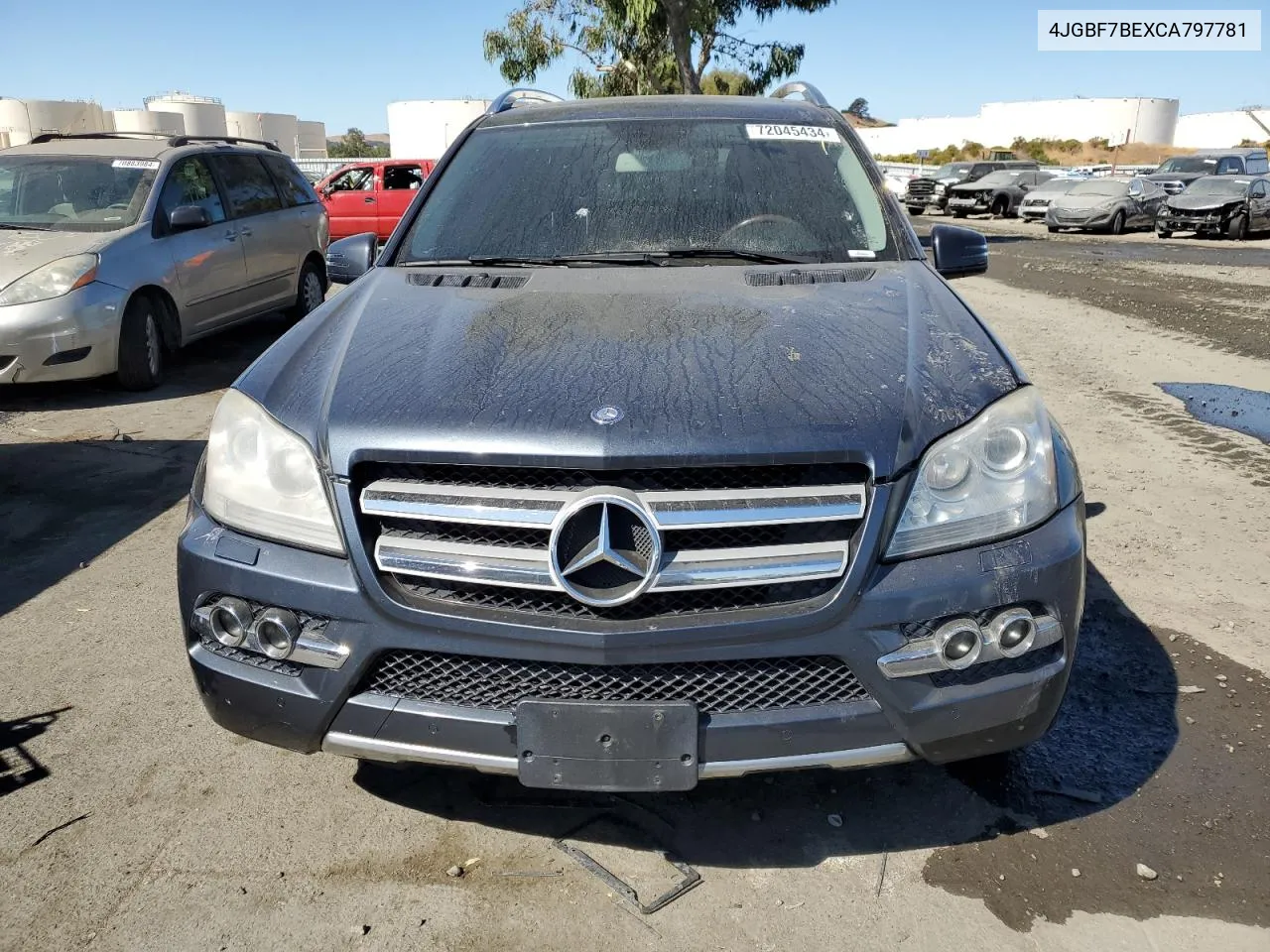 2012 Mercedes-Benz Gl 450 4Matic VIN: 4JGBF7BEXCA797781 Lot: 72045434