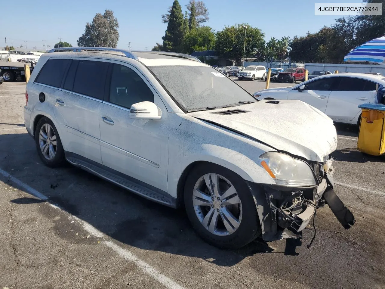 2012 Mercedes-Benz Gl 450 4Matic VIN: 4JGBF7BE2CA773944 Lot: 72815394