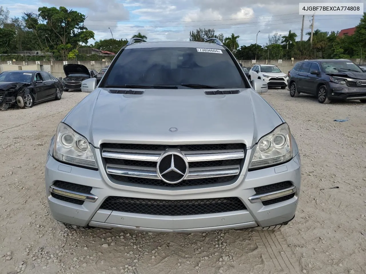 2012 Mercedes-Benz Gl 450 4Matic VIN: 4JGBF7BEXCA774808 Lot: 73858604