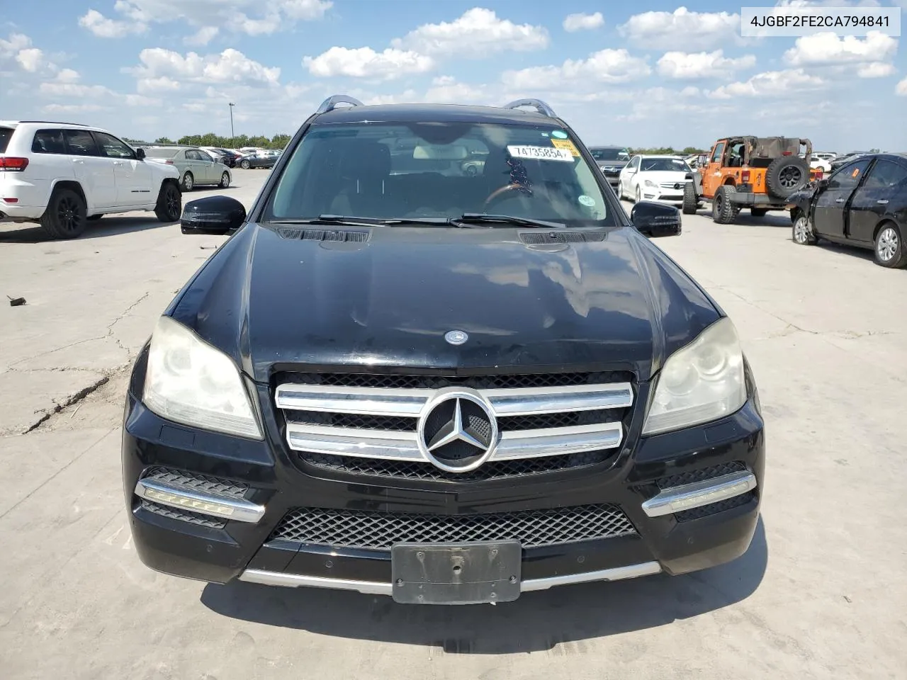 2012 Mercedes-Benz Gl 350 Bluetec VIN: 4JGBF2FE2CA794841 Lot: 74735854