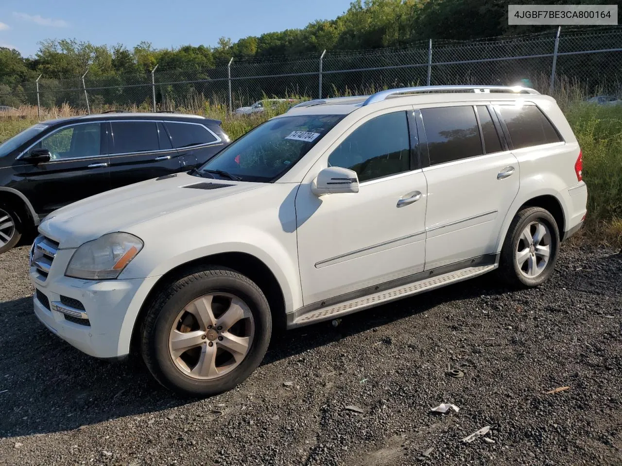 2012 Mercedes-Benz Gl 450 4Matic VIN: 4JGBF7BE3CA800164 Lot: 74740704