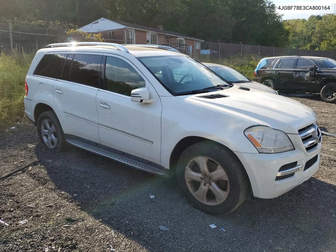 2012 Mercedes-Benz Gl 450 4Matic VIN: 4JGBF7BE3CA800164 Lot: 74740704