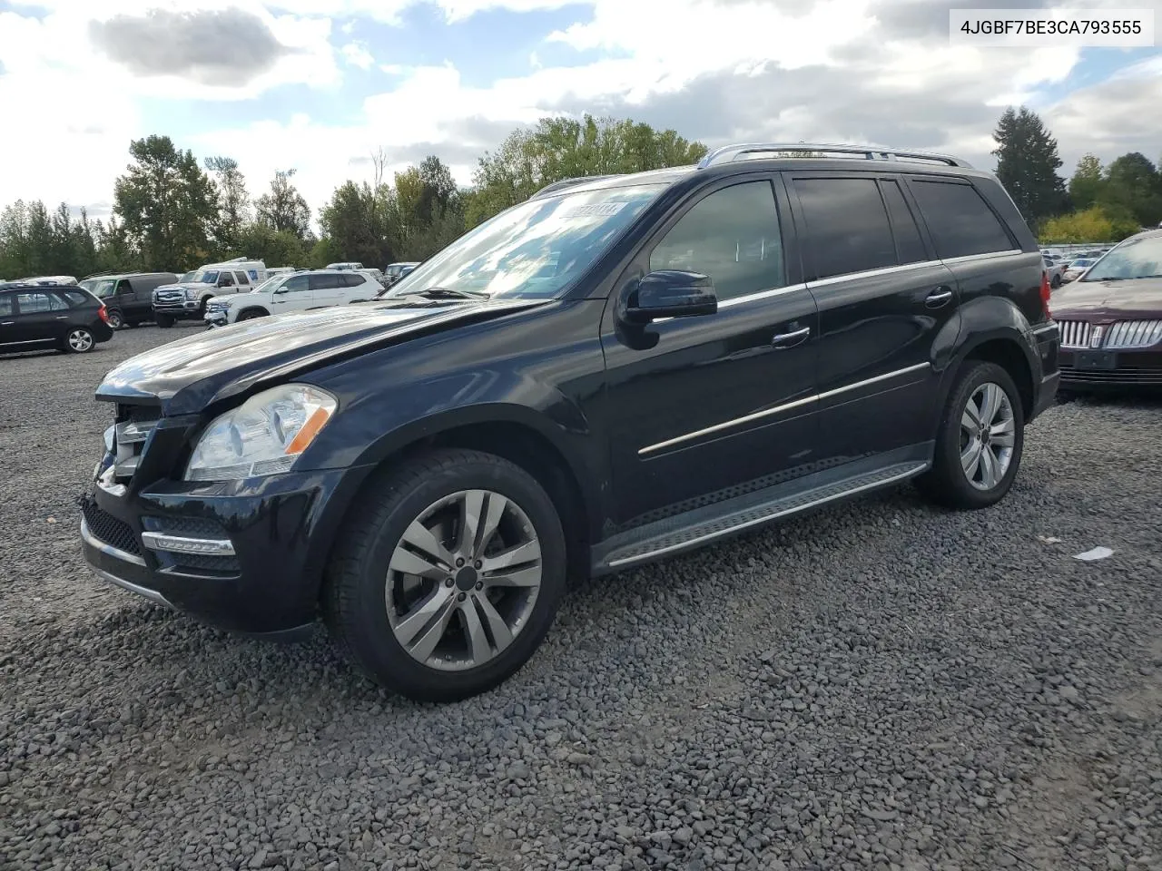 2012 Mercedes-Benz Gl 450 4Matic VIN: 4JGBF7BE3CA793555 Lot: 75712414