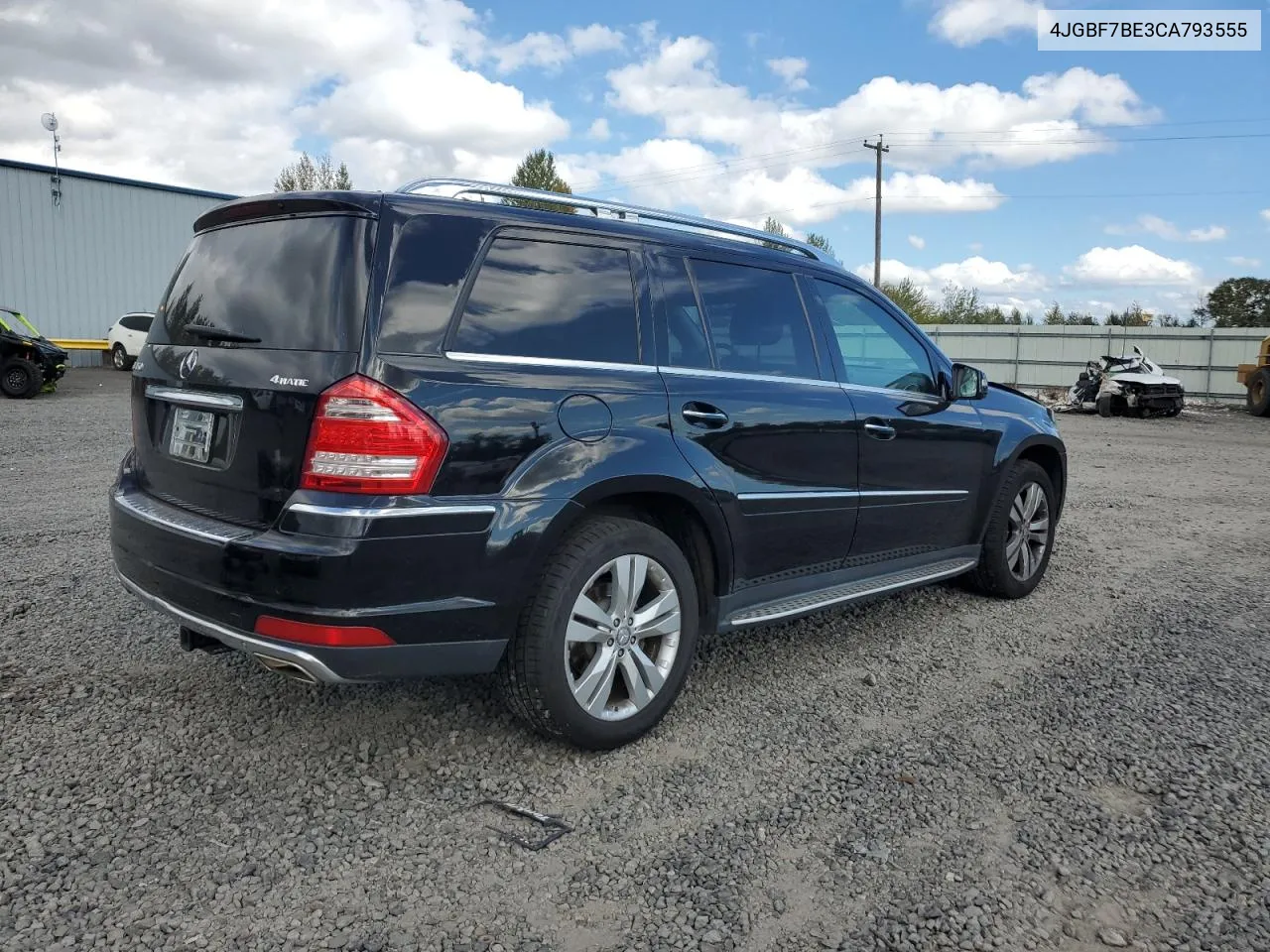 2012 Mercedes-Benz Gl 450 4Matic VIN: 4JGBF7BE3CA793555 Lot: 75712414