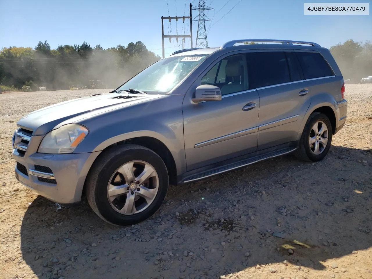 2012 Mercedes-Benz Gl 450 4Matic VIN: 4JGBF7BE8CA770479 Lot: 76256664