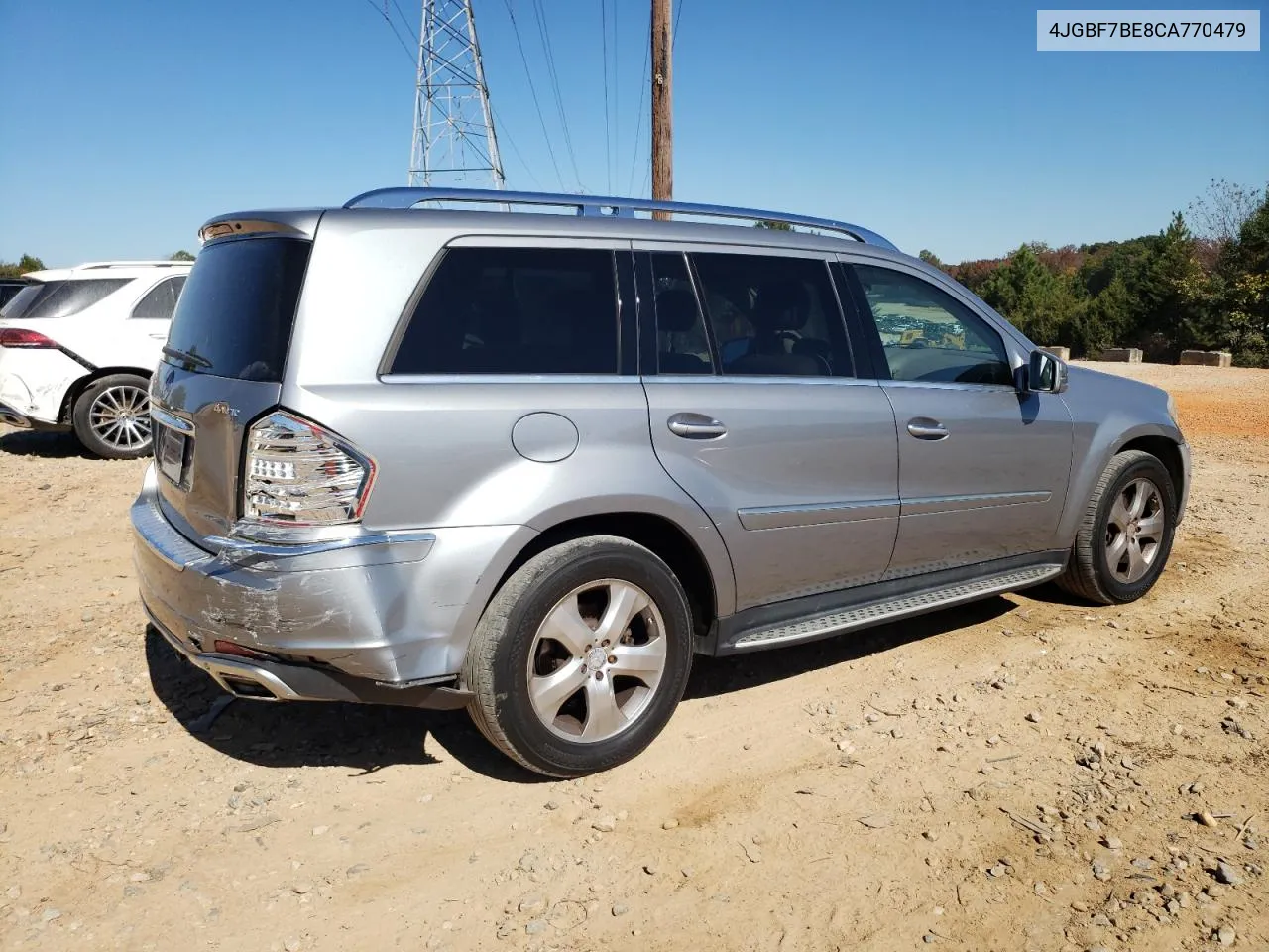 2012 Mercedes-Benz Gl 450 4Matic VIN: 4JGBF7BE8CA770479 Lot: 76256664