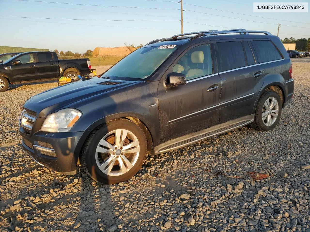 2012 Mercedes-Benz Gl 350 Bluetec VIN: 4JGBF2FE6CA798343 Lot: 76496274