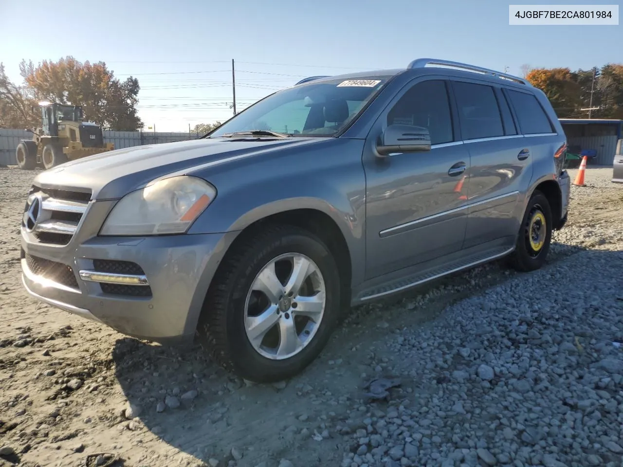 2012 Mercedes-Benz Gl 450 4Matic VIN: 4JGBF7BE2CA801984 Lot: 77849604