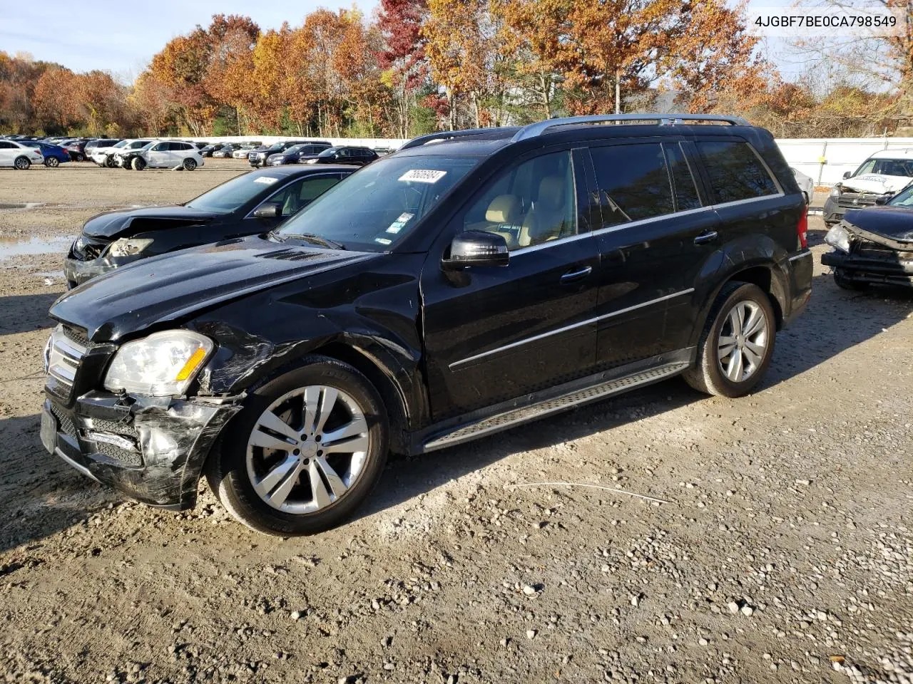 2012 Mercedes-Benz Gl 450 4Matic VIN: 4JGBF7BE0CA798549 Lot: 78606984