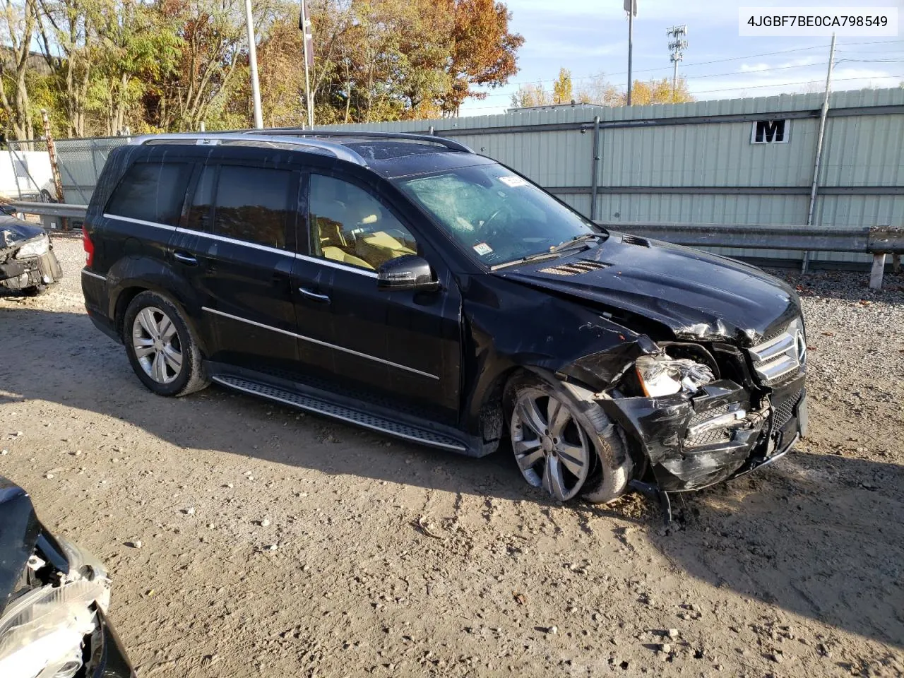 2012 Mercedes-Benz Gl 450 4Matic VIN: 4JGBF7BE0CA798549 Lot: 78606984