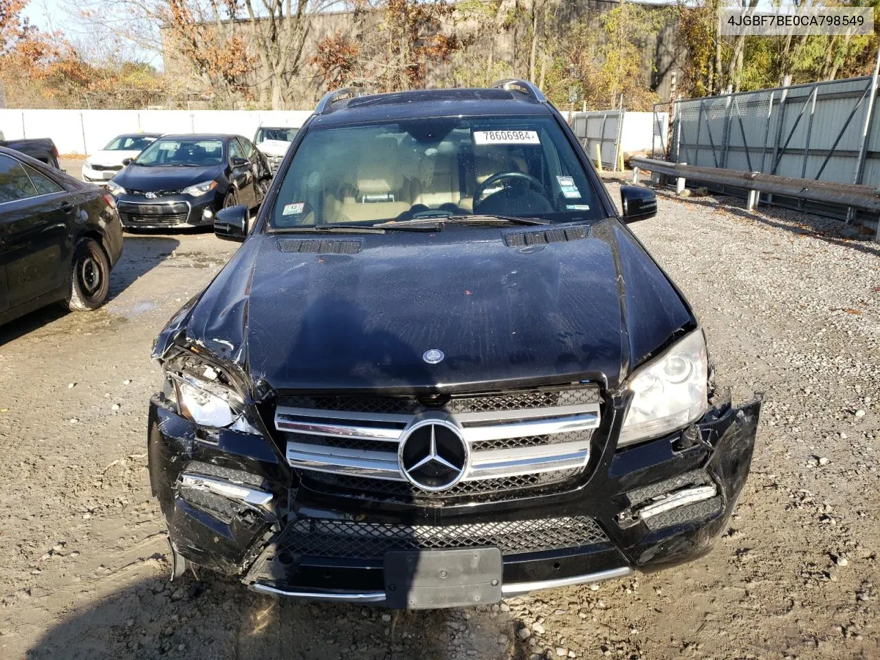 2012 Mercedes-Benz Gl 450 4Matic VIN: 4JGBF7BE0CA798549 Lot: 78606984