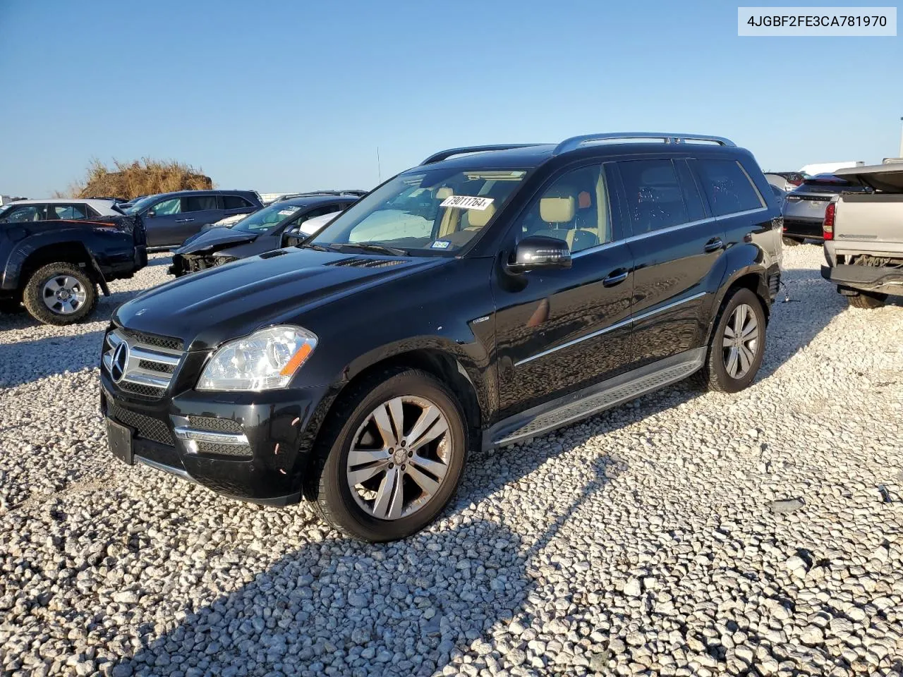 2012 Mercedes-Benz Gl 350 Bluetec VIN: 4JGBF2FE3CA781970 Lot: 79011764