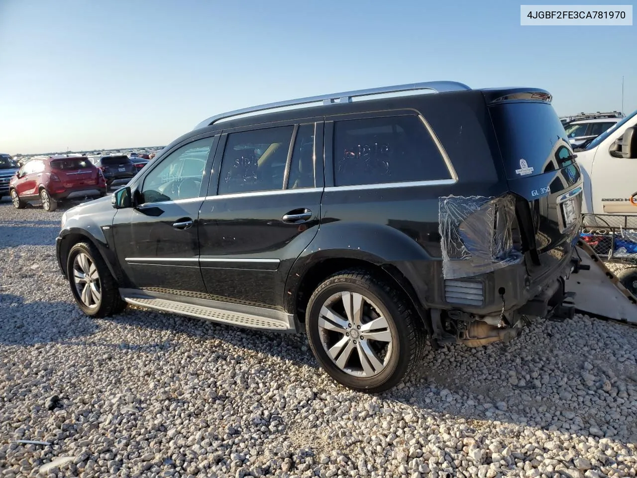 2012 Mercedes-Benz Gl 350 Bluetec VIN: 4JGBF2FE3CA781970 Lot: 79011764