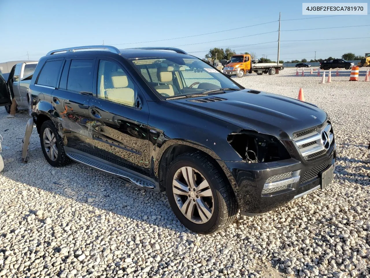 2012 Mercedes-Benz Gl 350 Bluetec VIN: 4JGBF2FE3CA781970 Lot: 79011764