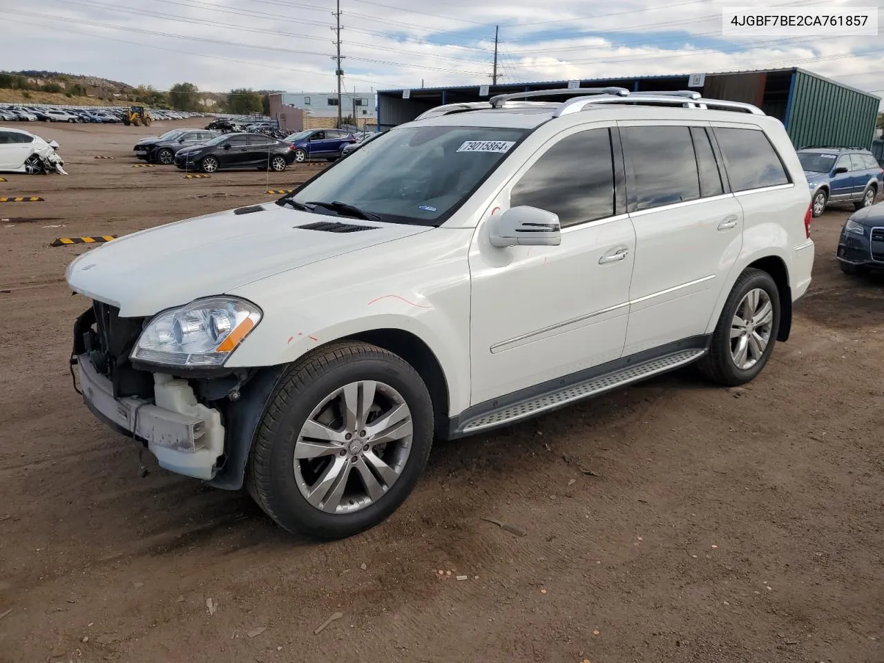 2012 Mercedes-Benz Gl 450 4Matic VIN: 4JGBF7BE2CA761857 Lot: 79015864