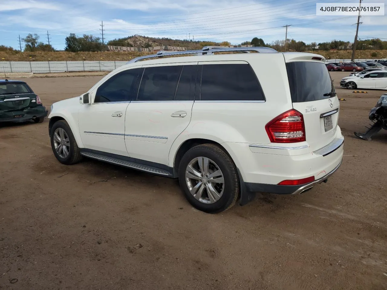 2012 Mercedes-Benz Gl 450 4Matic VIN: 4JGBF7BE2CA761857 Lot: 79015864