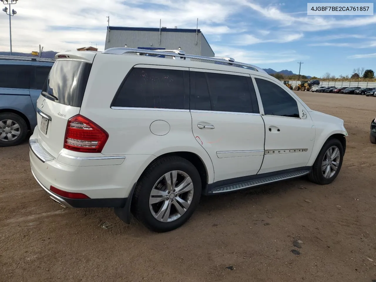 2012 Mercedes-Benz Gl 450 4Matic VIN: 4JGBF7BE2CA761857 Lot: 79015864