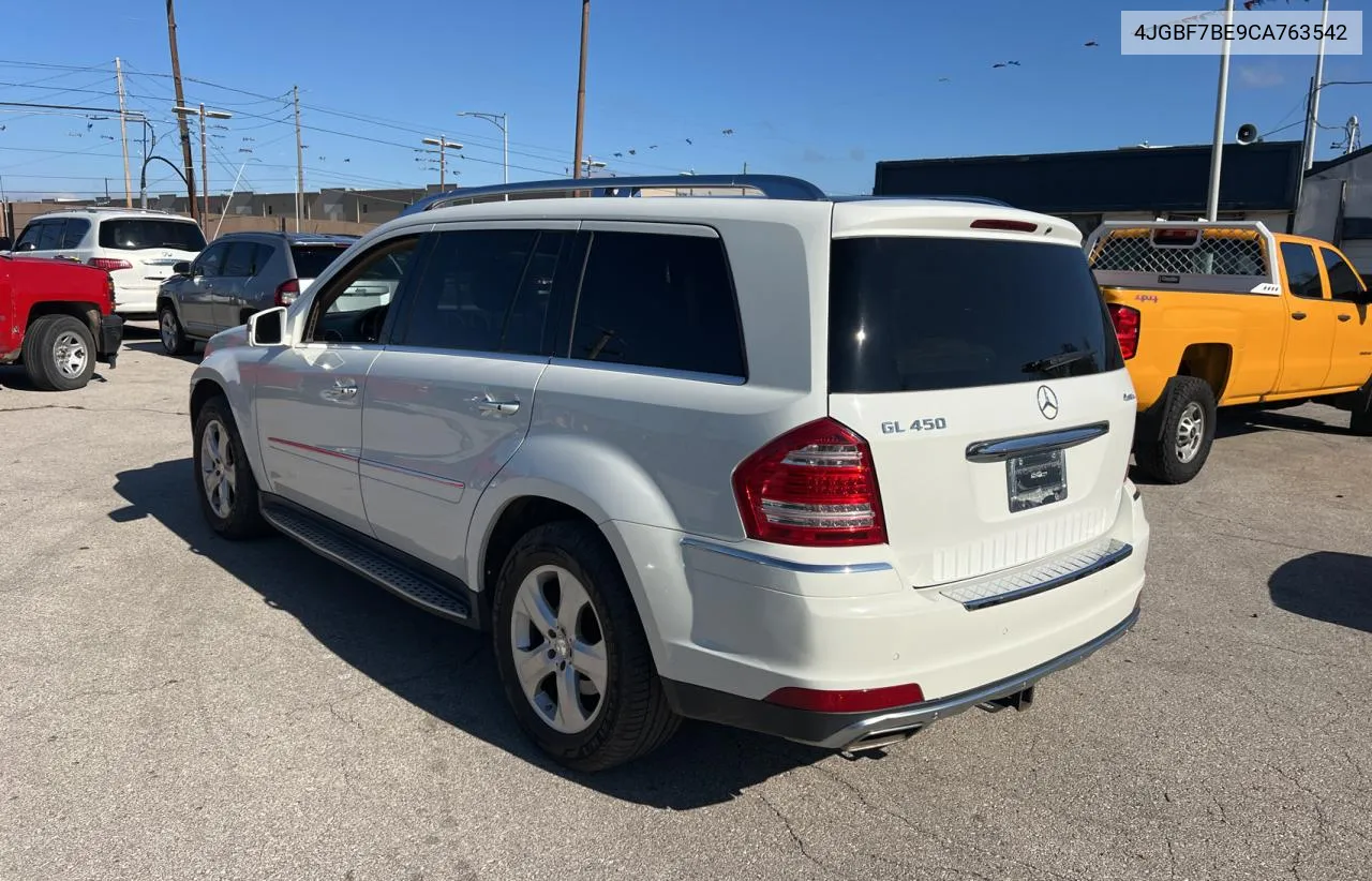 2012 Mercedes-Benz Gl 450 4Matic VIN: 4JGBF7BE9CA763542 Lot: 80078294