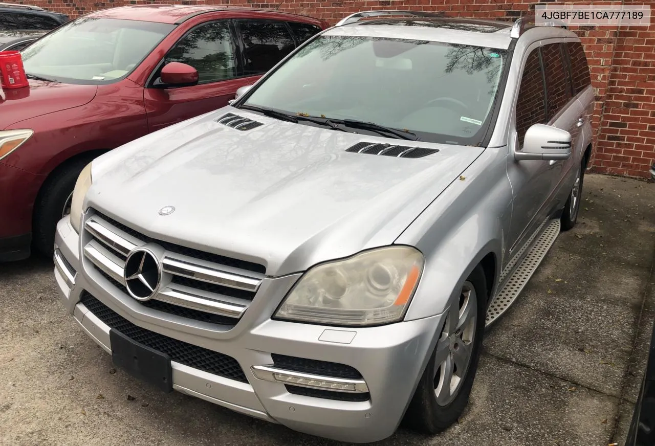 2012 Mercedes-Benz Gl 450 4Matic VIN: 4JGBF7BE1CA777189 Lot: 80117154