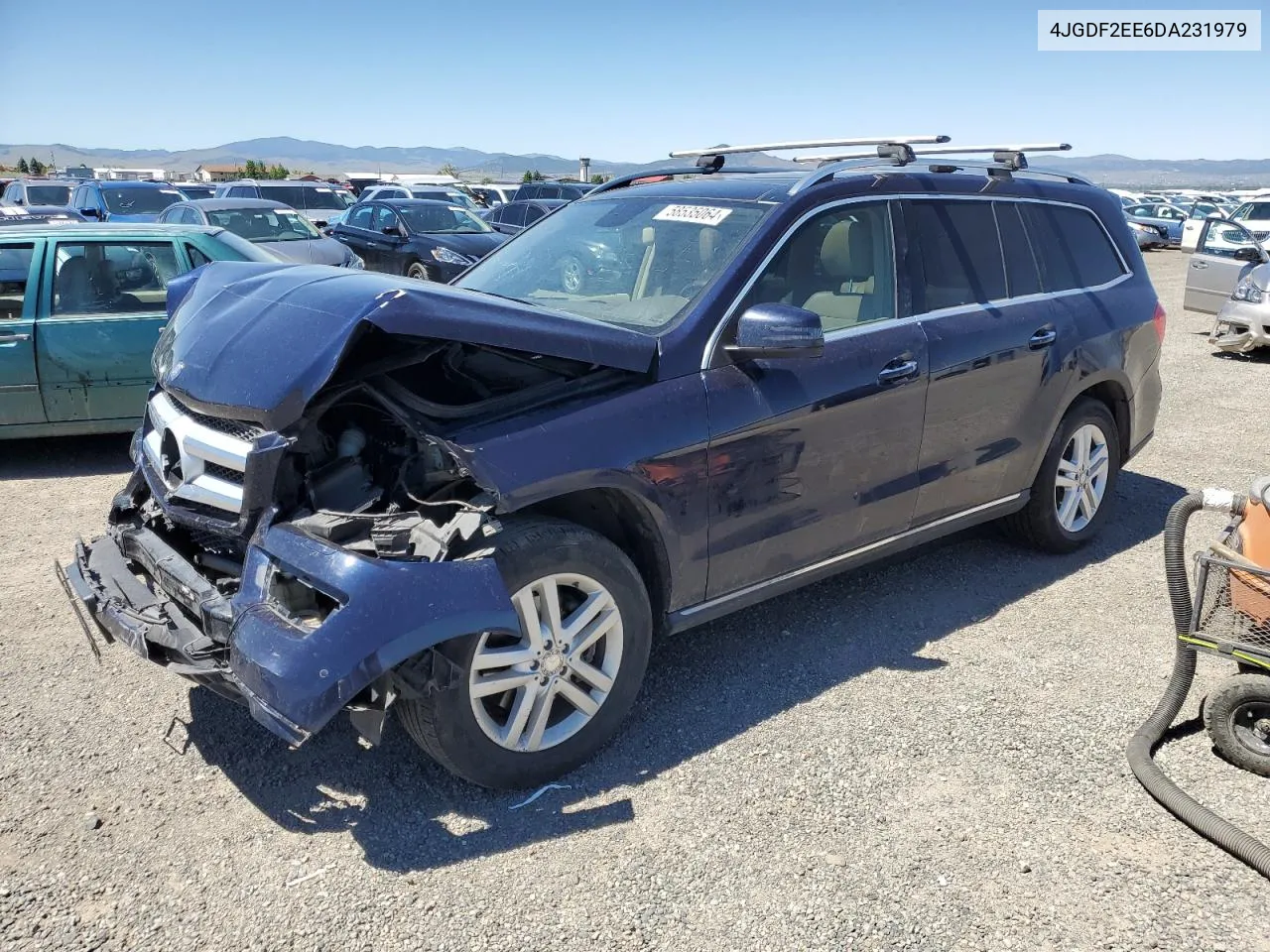 2013 Mercedes-Benz Gl 350 Bluetec VIN: 4JGDF2EE6DA231979 Lot: 58535064