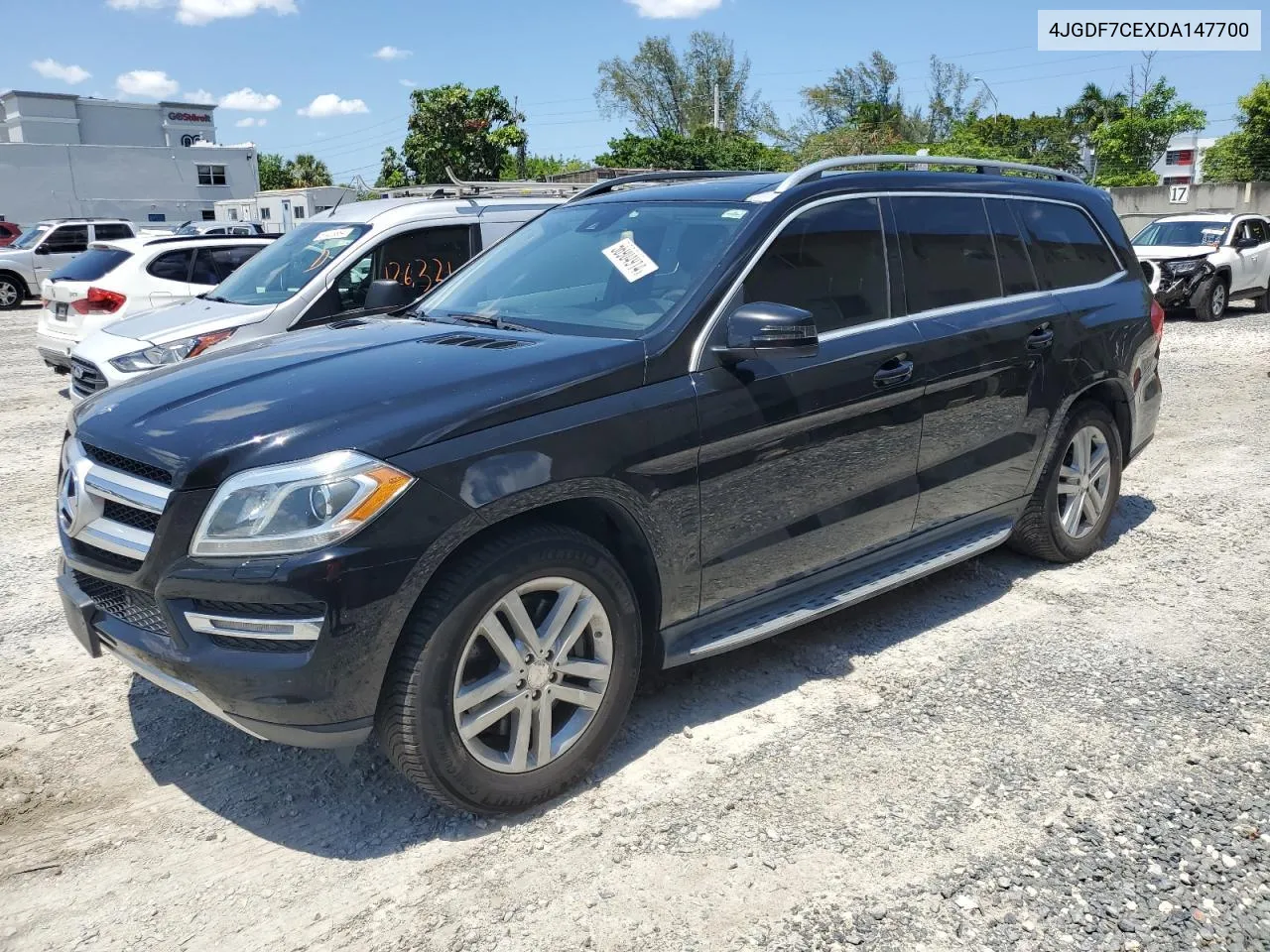 2013 Mercedes-Benz Gl 450 4Matic VIN: 4JGDF7CEXDA147700 Lot: 59960684