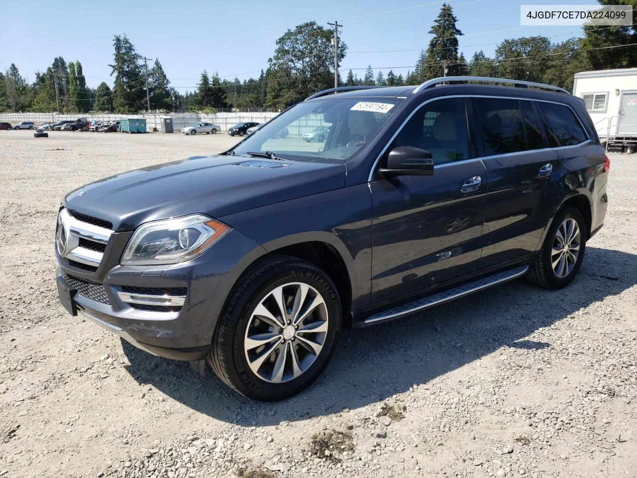 2013 Mercedes-Benz Gl 450 4Matic VIN: 4JGDF7CE7DA224099 Lot: 62690194