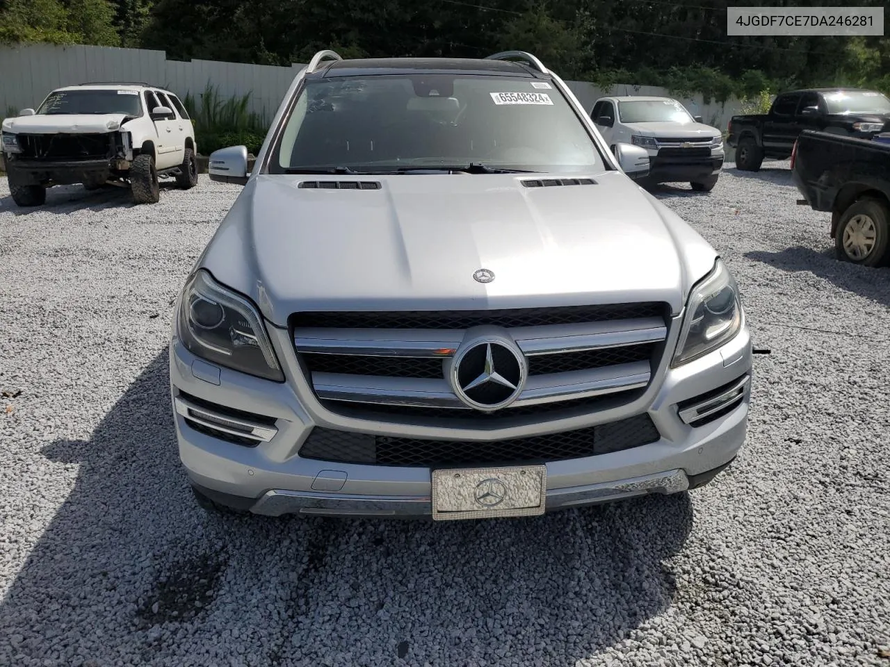 2013 Mercedes-Benz Gl 450 4Matic VIN: 4JGDF7CE7DA246281 Lot: 65548324