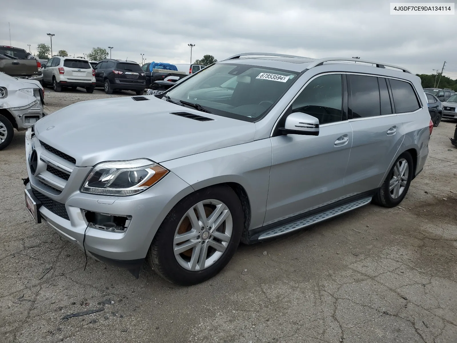 2013 Mercedes-Benz Gl 450 4Matic VIN: 4JGDF7CE9DA134114 Lot: 67853594