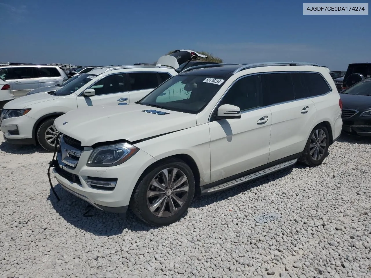 2013 Mercedes-Benz Gl 450 4Matic VIN: 4JGDF7CE0DA174274 Lot: 68310234