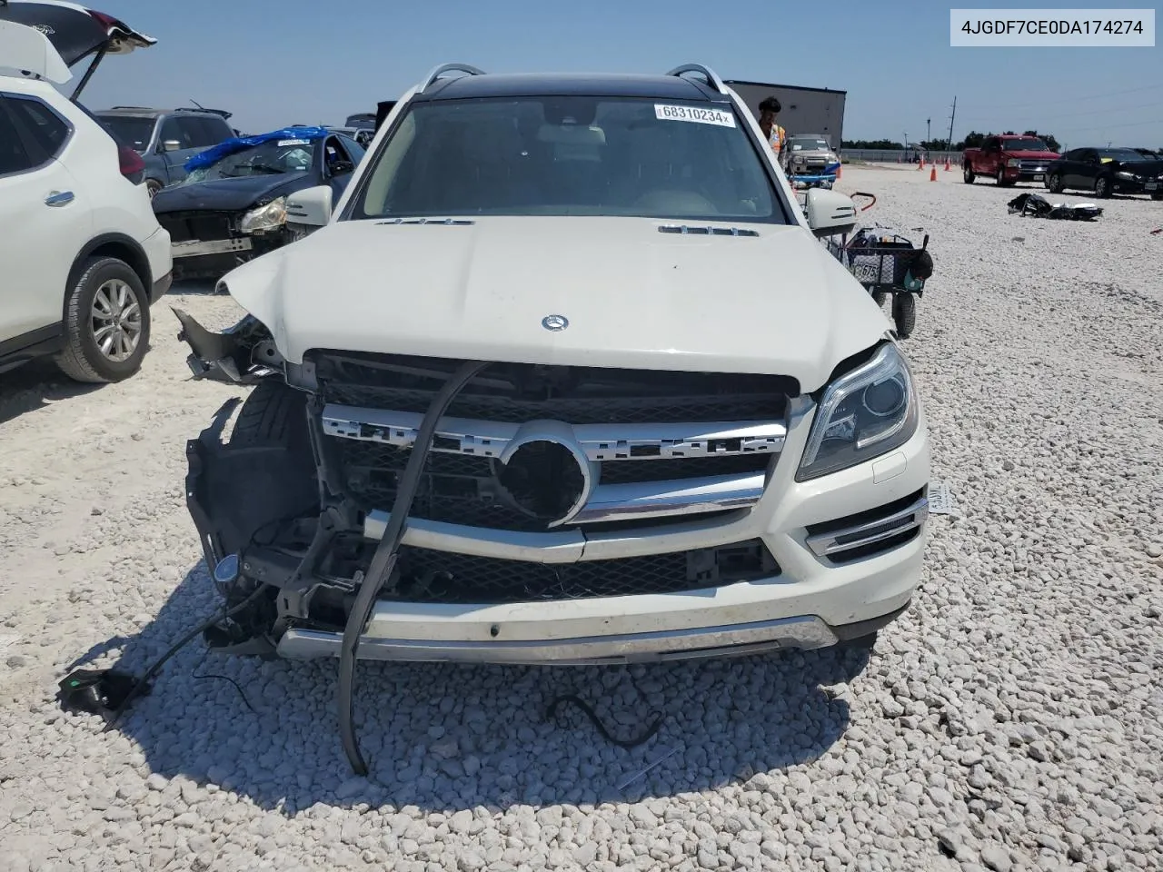 2013 Mercedes-Benz Gl 450 4Matic VIN: 4JGDF7CE0DA174274 Lot: 68310234