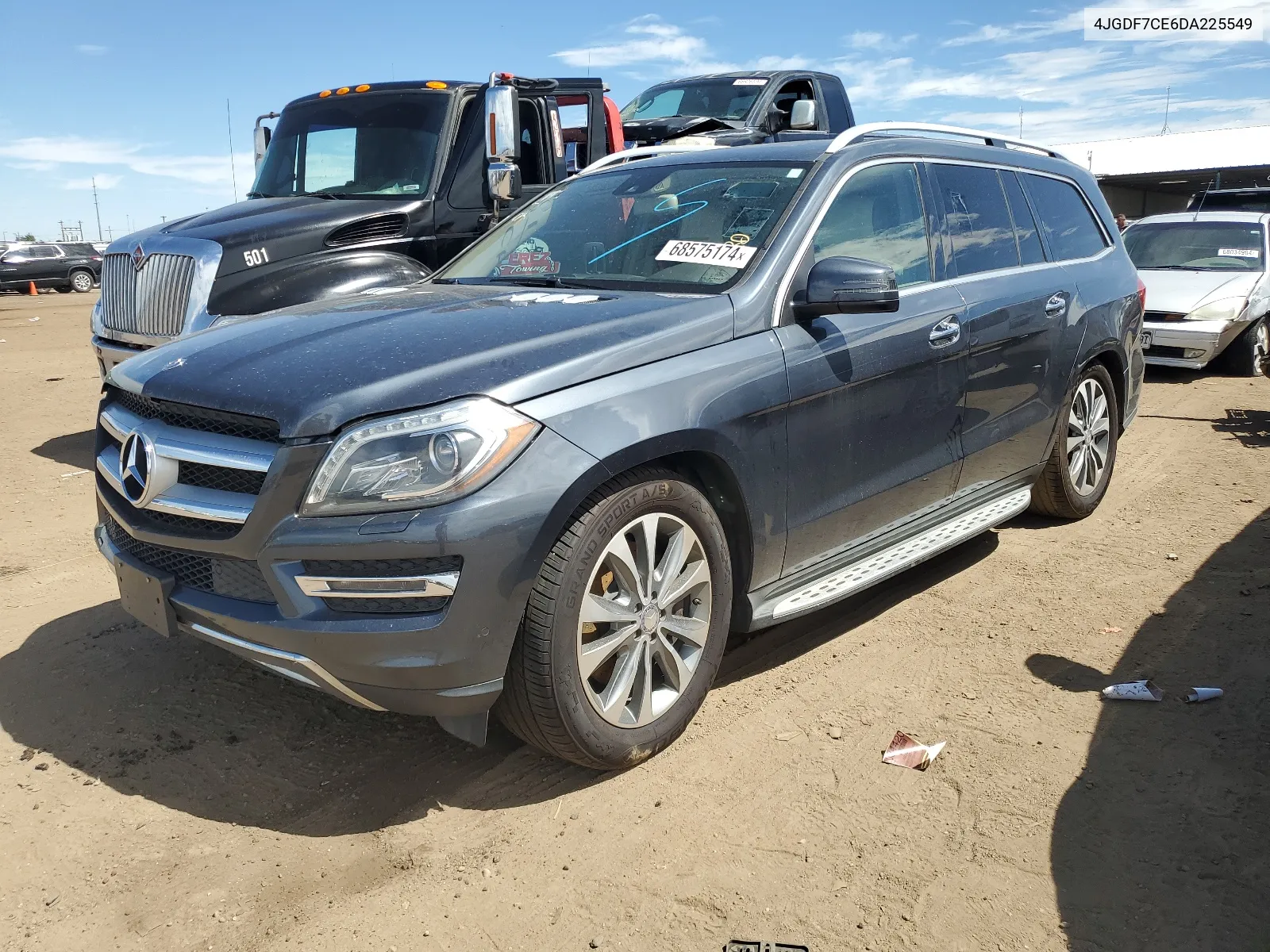 2013 Mercedes-Benz Gl 450 4Matic VIN: 4JGDF7CE6DA225549 Lot: 68575174