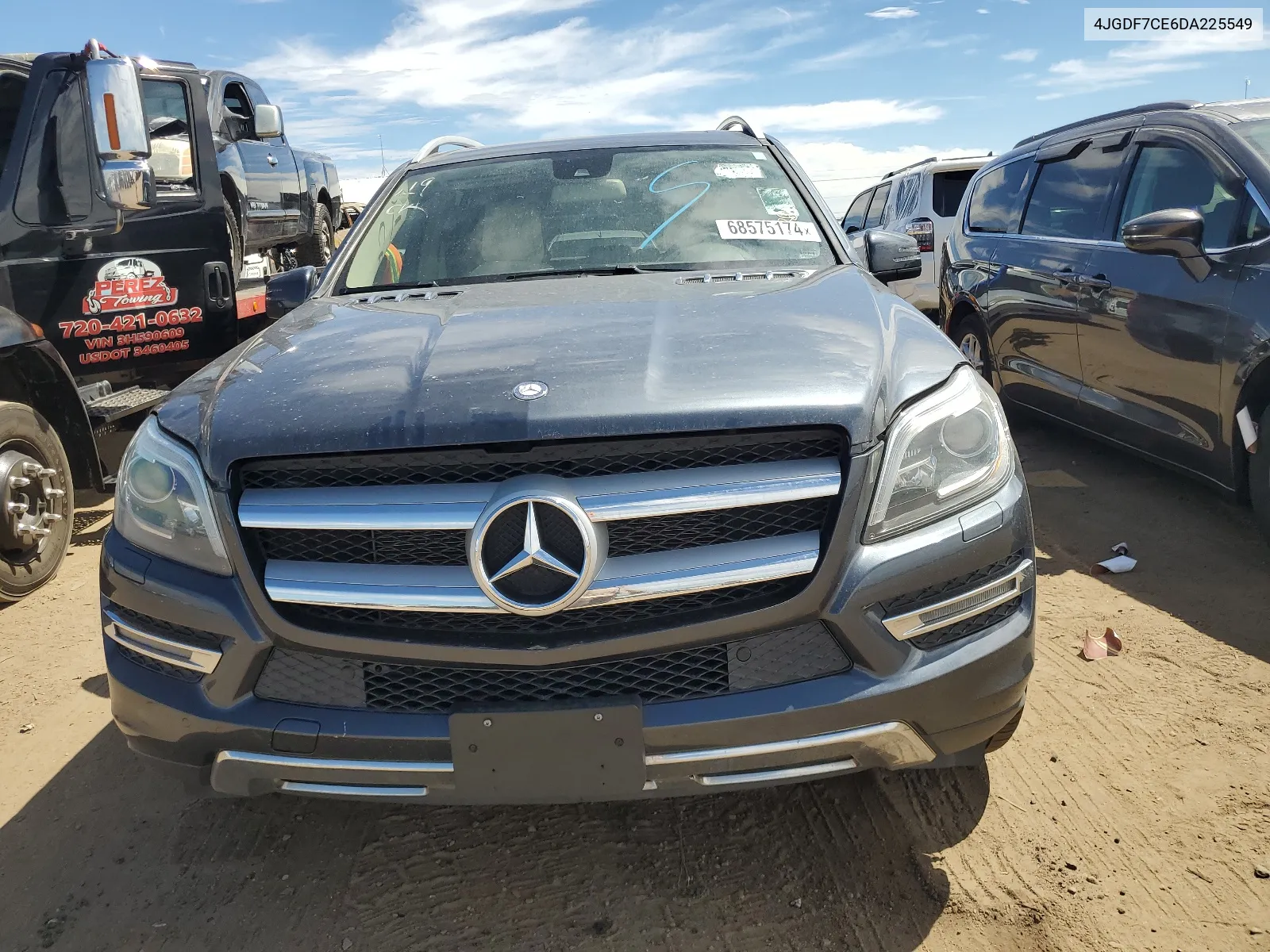 2013 Mercedes-Benz Gl 450 4Matic VIN: 4JGDF7CE6DA225549 Lot: 68575174