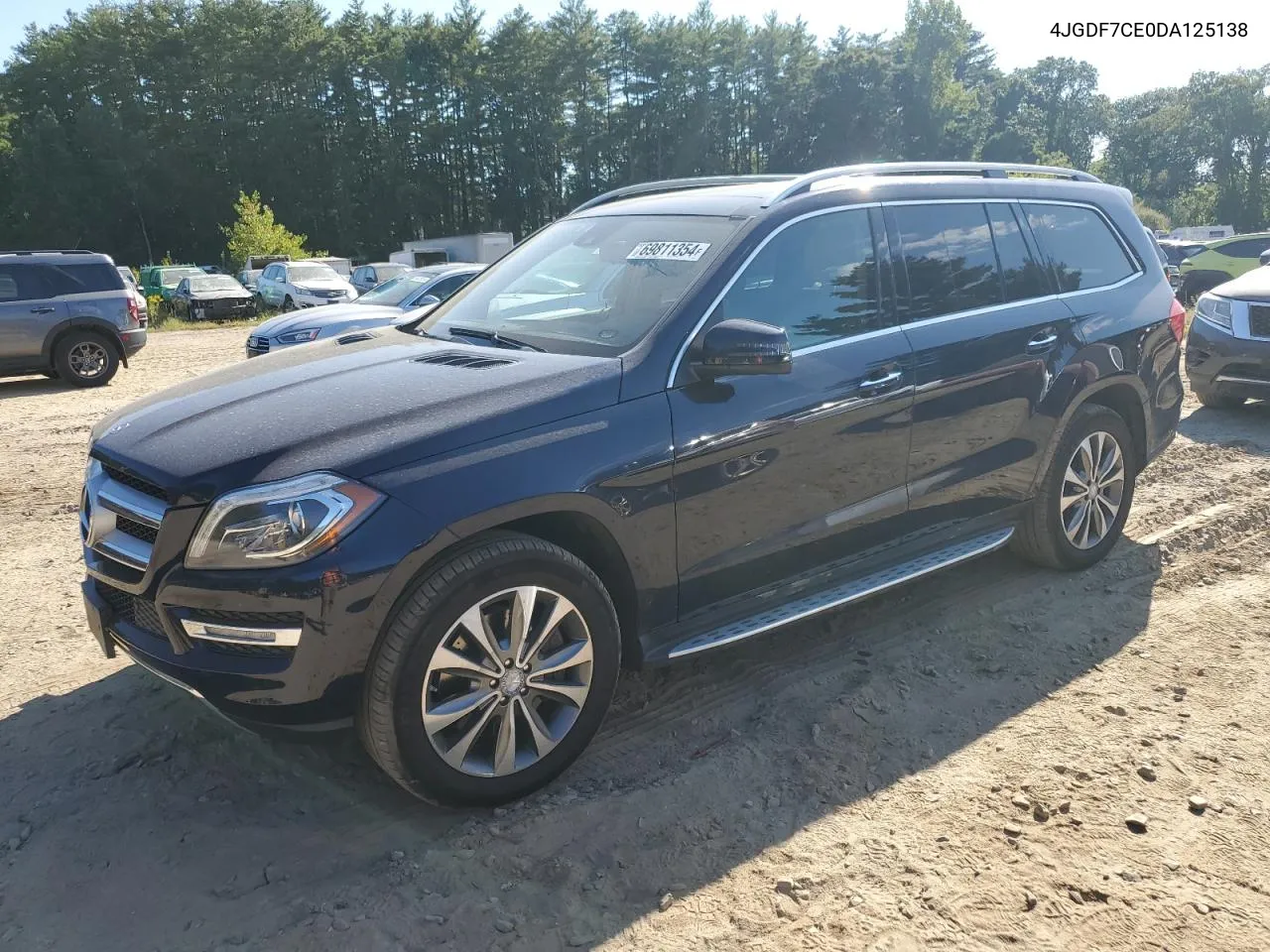 2013 Mercedes-Benz Gl 450 4Matic VIN: 4JGDF7CE0DA125138 Lot: 69811354