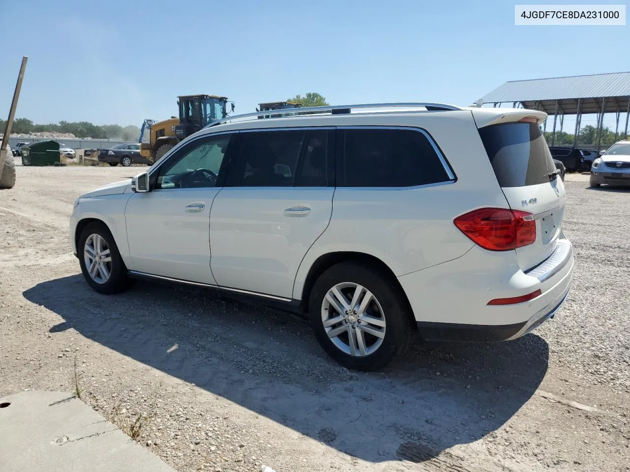 2013 Mercedes-Benz Gl 450 4Matic VIN: 4JGDF7CE8DA231000 Lot: 70447634