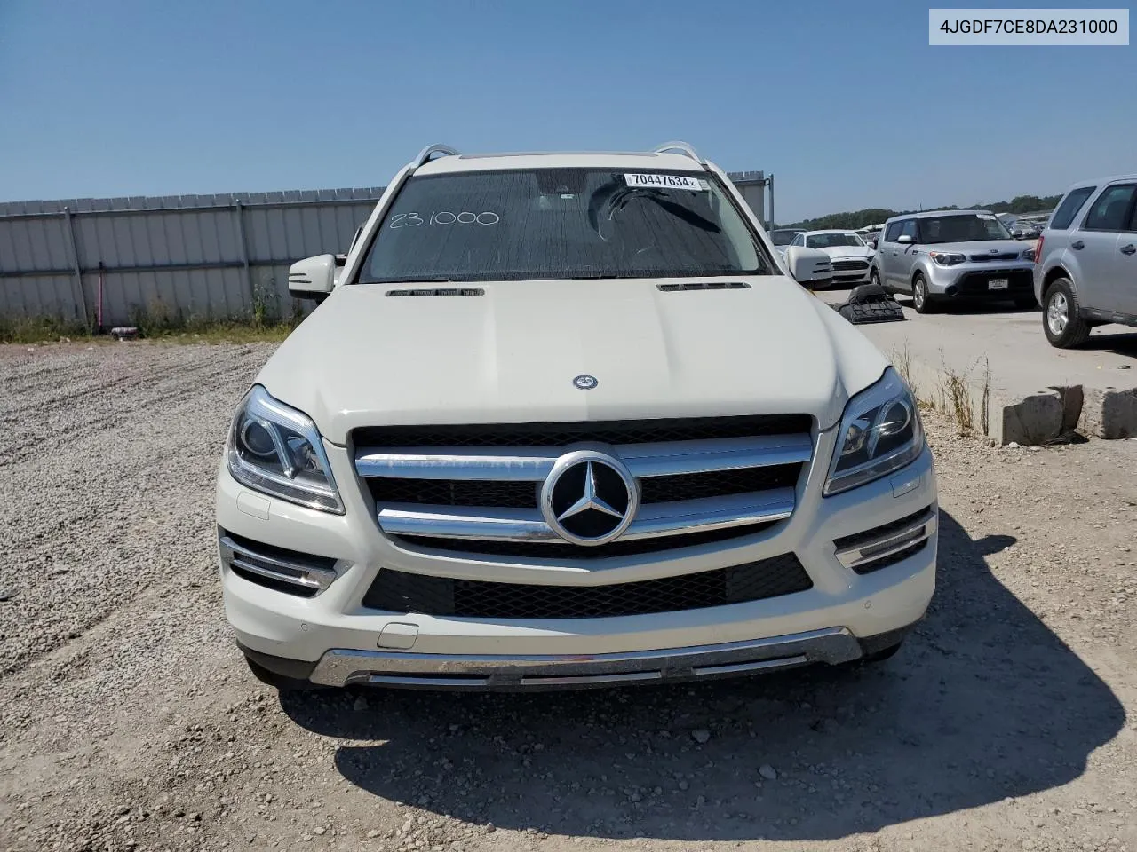 2013 Mercedes-Benz Gl 450 4Matic VIN: 4JGDF7CE8DA231000 Lot: 70447634