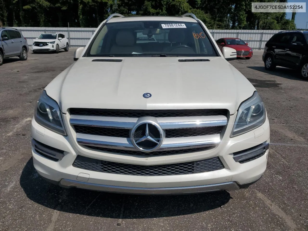 2013 Mercedes-Benz Gl 450 4Matic VIN: 4JGDF7CE5DA152254 Lot: 70981244