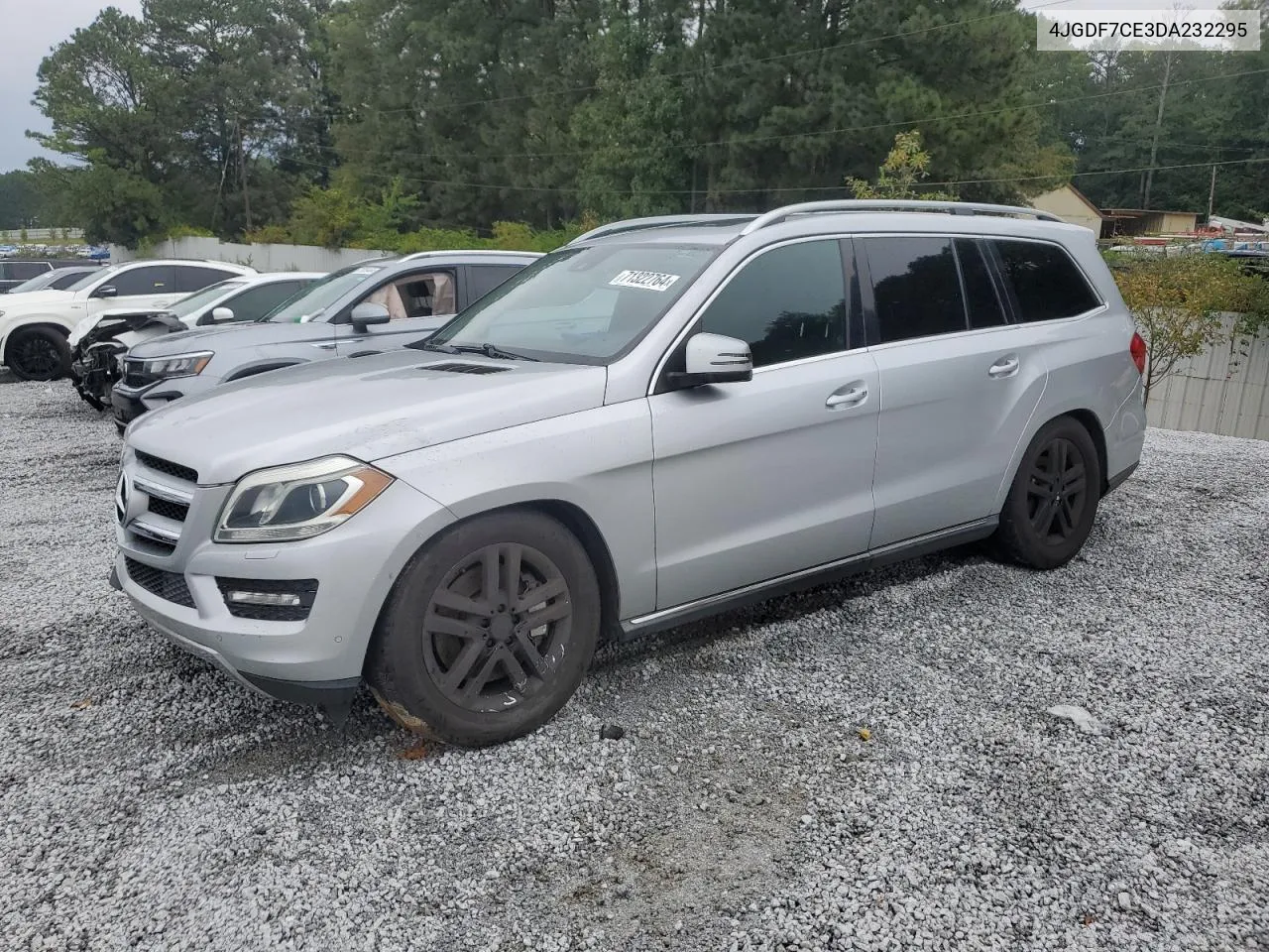 2013 Mercedes-Benz Gl 450 4Matic VIN: 4JGDF7CE3DA232295 Lot: 71322764