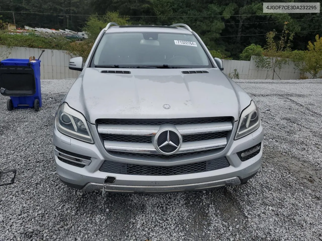 2013 Mercedes-Benz Gl 450 4Matic VIN: 4JGDF7CE3DA232295 Lot: 71322764