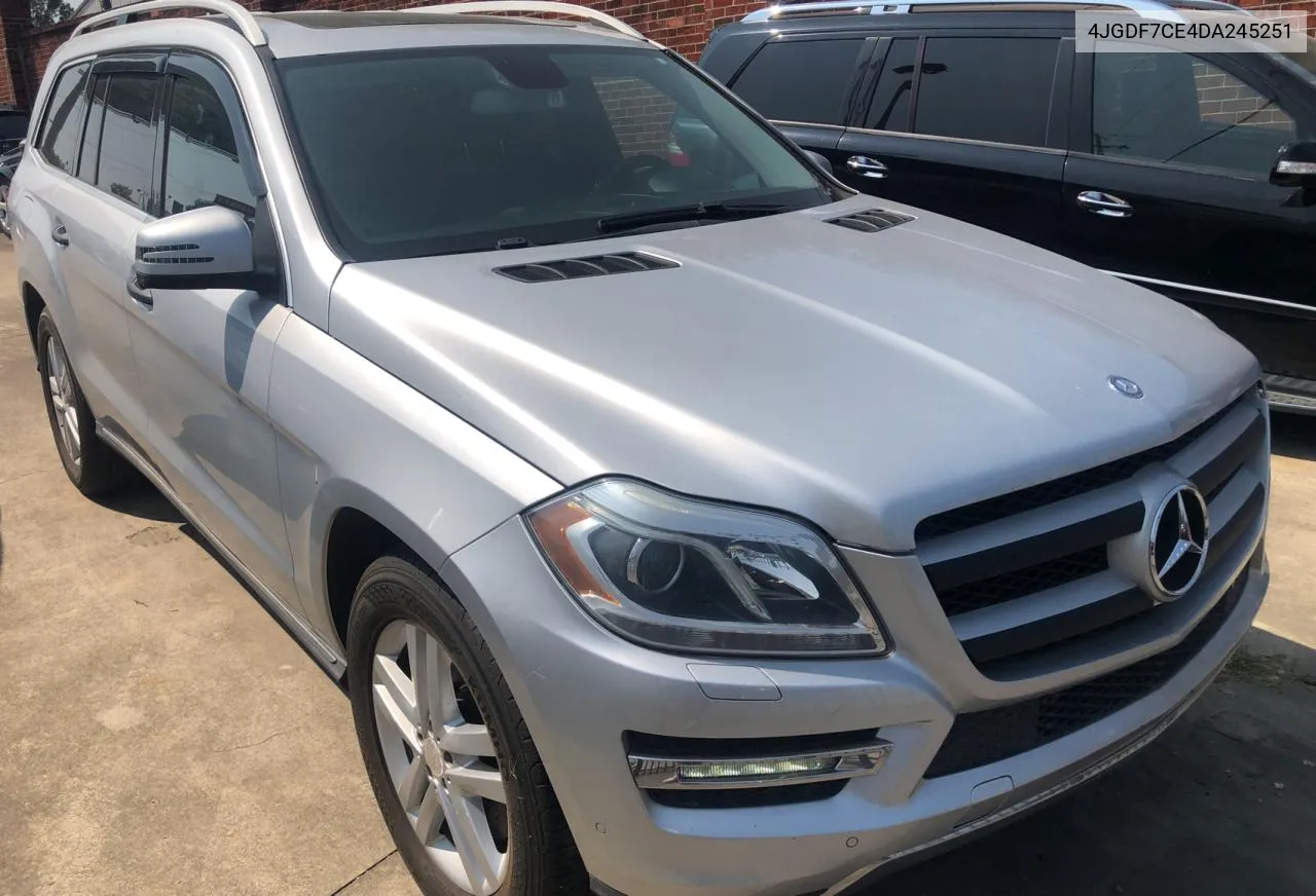 2013 Mercedes-Benz Gl 450 4Matic VIN: 4JGDF7CE4DA245251 Lot: 71404794