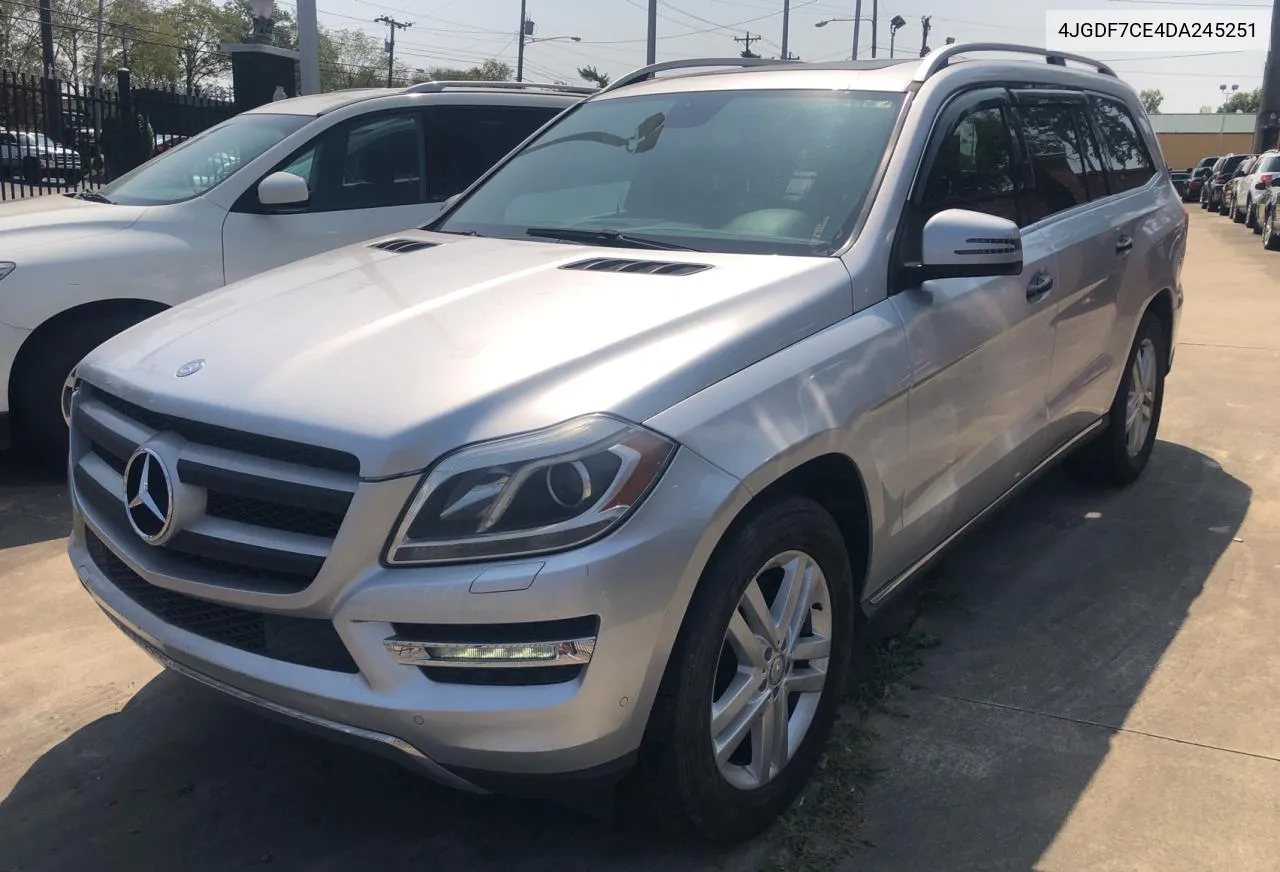 2013 Mercedes-Benz Gl 450 4Matic VIN: 4JGDF7CE4DA245251 Lot: 71404794