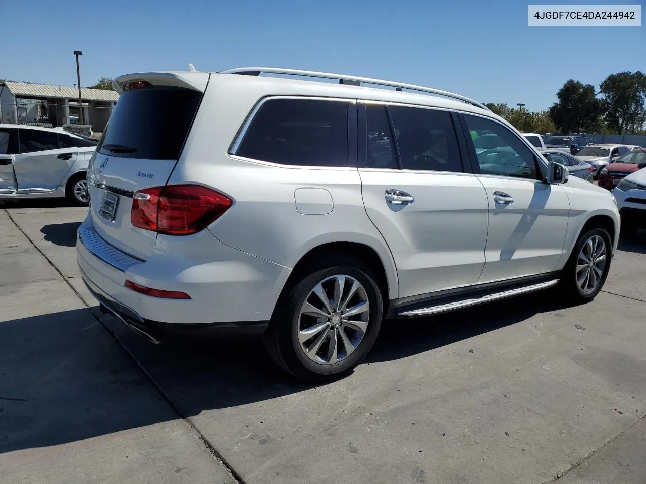 2013 Mercedes-Benz Gl 450 4Matic VIN: 4JGDF7CE4DA244942 Lot: 73218654